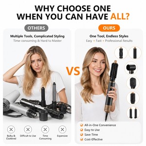 Torlin Styler ad Aria Calda Tutto-in-Uno per Supermercati e Catene <span class=keywords><strong>di</strong></span> Negozi, Versatile per Modellare, Arricciare, Lisciare e Volumizzare, con Funzionamento a Bassa e Alta Temperatura DC - Product Image 3