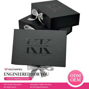Cajas de Regalo Cuadradas Magnéticas de Lujo Personalizadas, Ecológicas, con Cinta, Cartón Rígido, Impresión UV, Portátiles, para Pelucas y Cabello - Product Image 1
