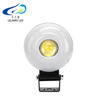 LELANPU - Foco Auxiliar LED para Motocicleta con Diseño de Medusa, Mini Faro Antiniebla, Luces RGB Angel Eyes para Motocicleta, Scooter, ATV