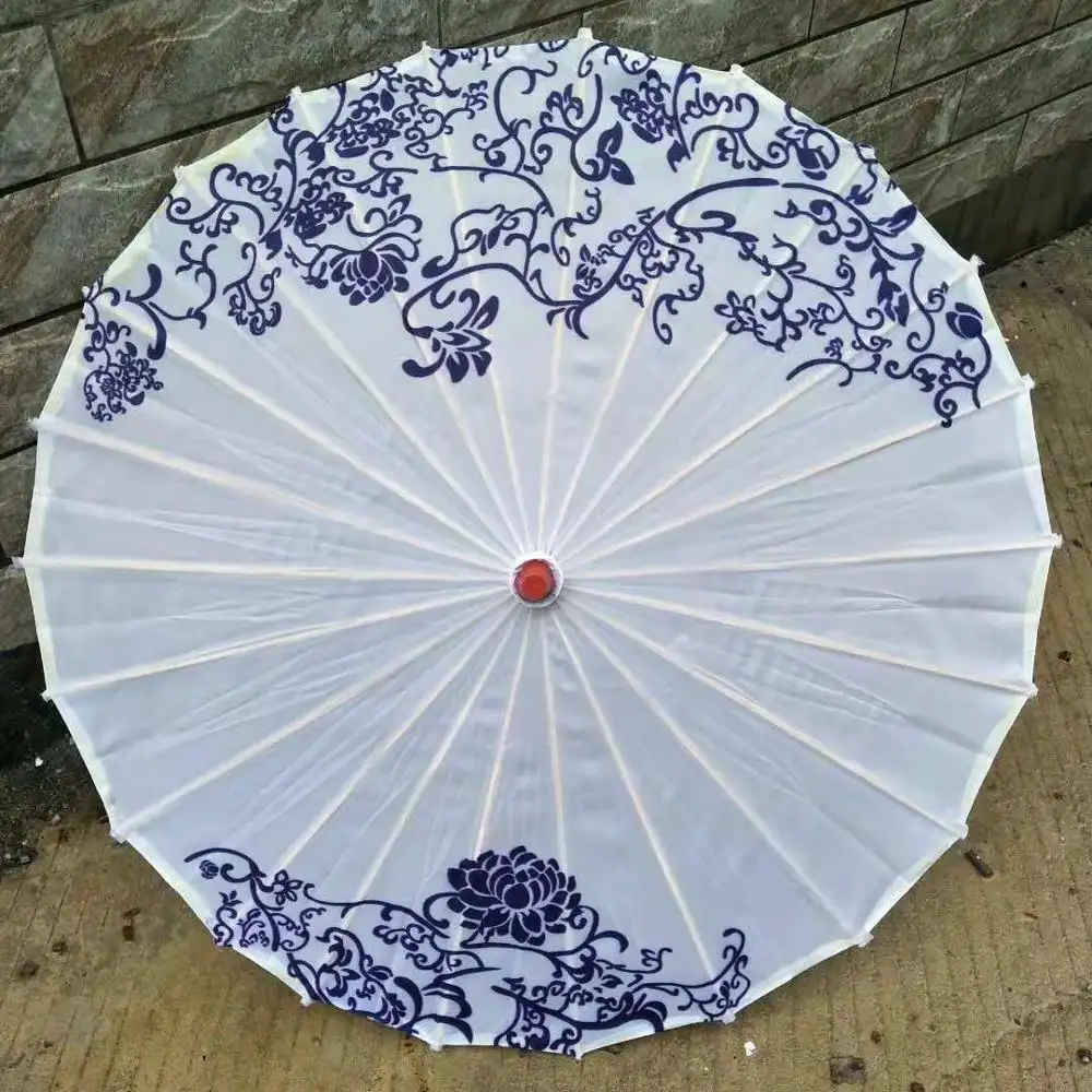 Guarda-chuva de papel de óleo de bambu, para casamento, presente, japonês, seda, madeira, guarda-chuva, papel de óleo colorido personalizado