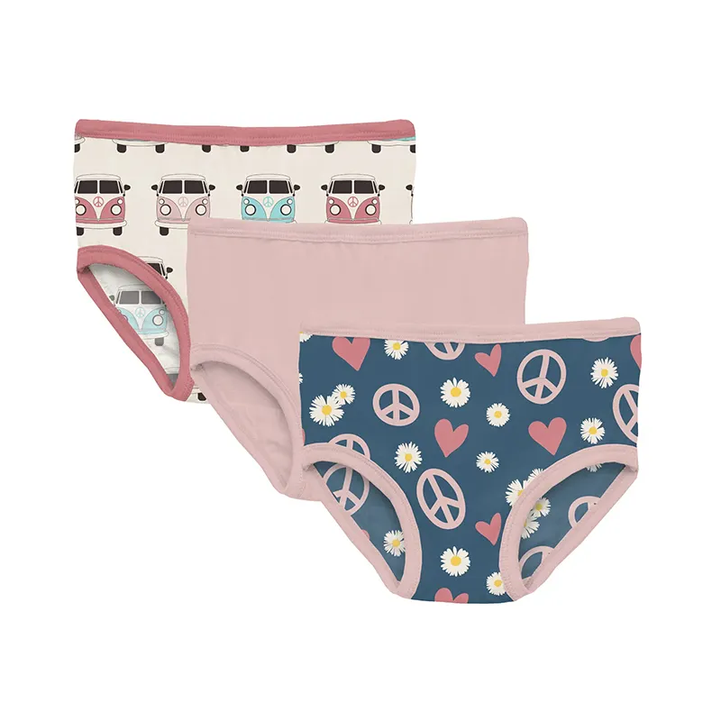 Orgainc mutandine di bambù per bambini personalizzano slip per bambini all'ingrosso biancheria intima per bambini vestiti per bambini boxer slip