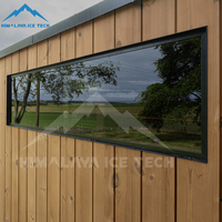 Cabine de sauna extérieure de luxe pour 4 à 6 personnes - Thermo Pine CLT, éclairage ambiant LED, salle de sauna pour la maison, le jardin et le spa en plein air