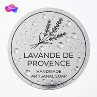Étiquette cosmétique personnalisée en vinyle, adhésif puissant, imperméable, résistante à l'huile, autocollant métallique, impression UV, anti-rayures, logo, échantillon 24h