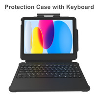Étui clavier ODM nouvelle génération pour iPad 11 pouces, filaire Type-C 30W PD, magnétique détachable, antichoc, robuste en TPU, support PC réglable