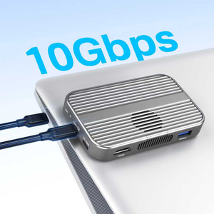 Station d'accueil <span class=keywords><strong>USB</strong></span>-C magnétique avec ventilateur de refroidissement intégré et boîtier SSD M.2 pour Samsung S24 et <span class=keywords><strong>iPhone</strong></span> 16 Series - Product Image 5
