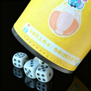 Vaso para <span class=keywords><strong>Dados</strong></span> de Juego de Mesa, Impresión Completa, Estilo <span class=keywords><strong>Casino</strong></span>, Personalizado, de Cuero, para Almacenamiento de <span class=keywords><strong>Dados</strong></span> al por Mayor - Product Image 2