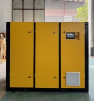 Compresseur d'air à vis à deux étages OEM haute efficacité 132kw Fabricant professionnel Extrémité d'air de moteur à noyau lubrifié à économie d'énergie