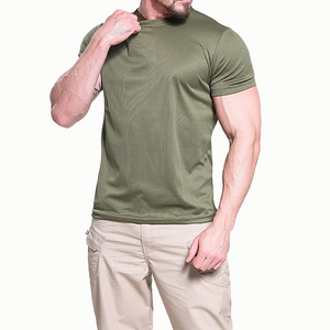 T-shirt tactique pour homme personnalisé, imprimé numérique 3D, camouflage désertique, col rond, coupe ajustée, camouflage python, vêtements de chasse - Product Image 2
