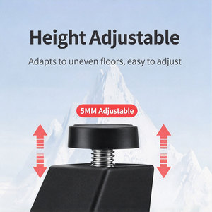 Furniture Legs Adjustable Leveling <b>Feet</b> Cabinet <b>Foot</b> Support Metal Heavy Duty Black for Sofa <b>Table</b> Bed Kitchen Furniture - Product Image 3