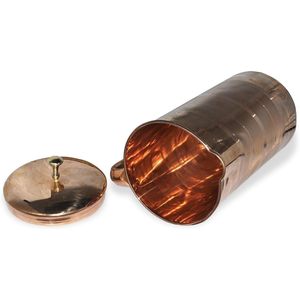 Luxury Copper Finished <b>Water</b> Jug Pitcher 1500 ml Capacity for <b>Kettles</b> - Product Image 1