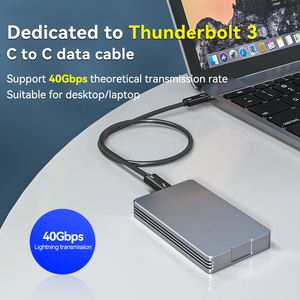 Dữ liệu PCIe 2.5 SSD RAID Loại C TB 3/4 bên ngoài USB NVMe đĩa trường hợp M2 bên ngoài HDD M.2 SSD bao vây ổ cứng vỏ 40gbps - Product Image 4