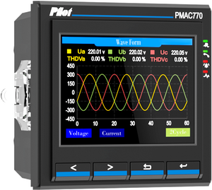 Thí điểm PMAC770H-N-N-N độ chính xác cao ba giai đoạn chất lượng điện phân tích hài hòa phân tích dạng sóng ghi lại với bảng điều khiển LCD - Product Image 3