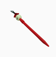 Stylo Cadeau de Bienvenue Créatif avec Tête de Poupée, Commémoratif des Récompenses Baccalauréat et Doctorat, en Plastique Durable, Sérigraphié