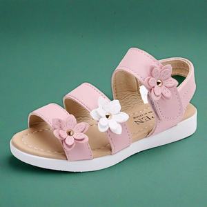 Crianças Sandálias Hot Selling Girl Casual Flor Moda Sandálias Tendência Meninas Princesa Sandálias De Praia Ao Ar Livre para Crianças - Product Image 3