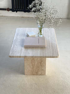 <span class=keywords><strong>Mesa</strong></span> de centro de travertino beige personalizada, muebles de piedra para sala de estar, <span class=keywords><strong>mesa</strong></span> de té de mármol, <span class=keywords><strong>mesa</strong></span> de centro de mármol - Product Image 3