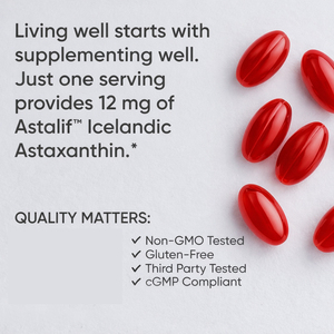 Cápsulas Blandas de Astaxantina Islandesa de Triple Potencia, Apoyo Antioxidante, Beneficios para la Salud de la Piel y los Ojos, Bienestar Diario para Adultos - Product Image 5