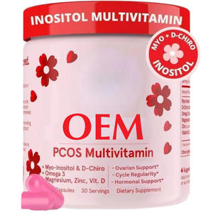 OEM Multivitamin kapsülleri 120 sayısı geliştirilmiş kemik yoğunluğu desteği 2 kapsül günlük doz - Product Image 1