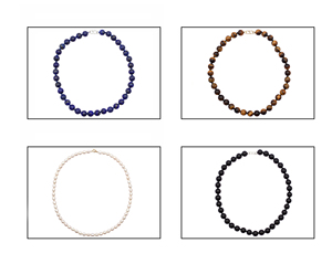 Collar de Lapislázuli con Cuentas Redondas de Plata de Ley 925 Chapadas en Oro, Ajustable, Hecho a Mano, Regalo de Boda - Product Image 6