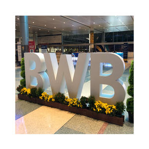 Vitrine 3d acrylique face grandes lettres en mousse événement mariage géant lettres d'amour en mousse - Product Image 1