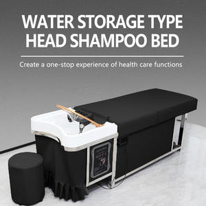 YATAI Luxus Wassersp eicher Beauty Bett <span class=keywords><strong>Massage</strong></span> Bett Shampoo Bett 120L Große Kapazität Wassertank Barber Store Spa - Product Image 2