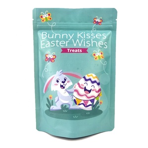 Custom Logo <b>Easter</b> Holiday Stand‑Up Pouch Resealable Ziplock Foil <b>Bag</b> For Candy Cookie <b>Gift</b> Treat Packaging - Product Image 1
