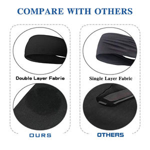 Fascia sportiva elastica in cotone all'ingrosso fascia antisudore elegante fascia per la <span class=keywords><strong>testa</strong></span> atletica in felpa larga da basket - Product Image 4