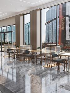 <span class=keywords><strong>Cloison</strong></span> <span class=keywords><strong>amovible</strong></span> pour restaurant, écran en verre pour la décoration des allées, installation sans travaux - Product Image 4