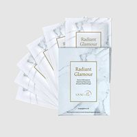 Cuidado de la Piel Coreano YoungMe Radiant Glamour, 6 Mascarillas Faciales Rejuvenecedoras, Antiarrugas, Antienvejecimiento, Hidratantes e Iluminadoras