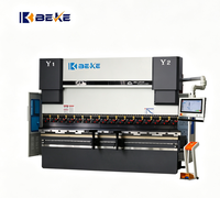 Presse plieuse CNC semi-automatique WE67K 100T3200 à grande capacité, machine de pliage hydraulique CNC pour alliages