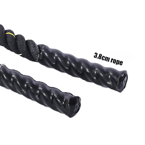 CZFIT Corde de combat professionnelle avec revêtement en nylon pour la <span class=keywords><strong>musculation</strong></span> en salle de sport, corde de puissance en polyester robuste pour usage commercial en salle de sport - Product Image 3