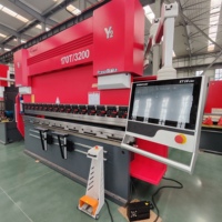Prensa Plegadora Electrohidráulica de 170 Toneladas y 3200 mm con Controlador ET16 para el Procesamiento de Acero Inoxidable y Acero al Carbono