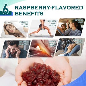 Gummies ODM/OEM, vitamines gélifiées, 400 mg de glycinate de magnésium, complément en marque privée, gummies de magnésium pour le sommeil - Product Image 6