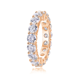 Anello <span class=keywords><strong>in</strong></span> <span class=keywords><strong>argento</strong></span> Sterling da donna <span class=keywords><strong>in</strong></span> oro 925 18 carati 12969 <span class=keywords><strong>gioielli</strong></span> <span class=keywords><strong>artigianali</strong></span> impermeabili <span class=keywords><strong>in</strong></span> Moissanite di fidanzamento con anello Full Line - Product Image 5