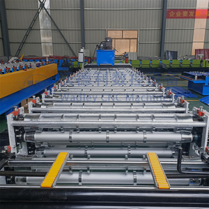 TR4 TR5 Double Layer Trapezoidal Steel Roof <b>Tile</b> Forming Machine Galvanized Ridge Capping Zinc Roofing <b>Sheet</b> Forming Machine - Product Image 4