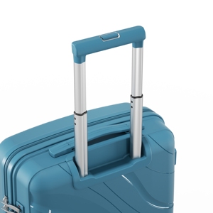 Solid Color PP Luggage Set <b>Suitcase</b> with Built-in Lock Factory Wholesale High Quality Cheap - Product Image 3
