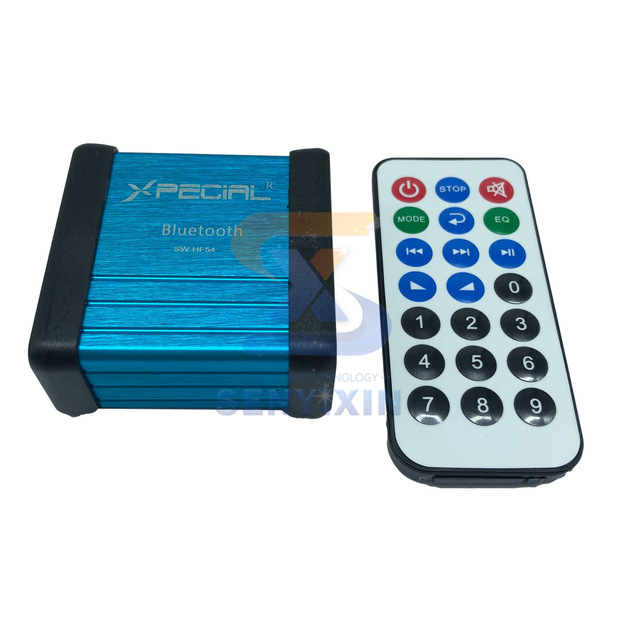Wireless Bluetooth Audio Receiver Car Bluetooth Audio Amplifier with Remote Control Modified Car Bluetooth Front Stage