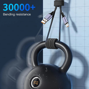 1M 2M 3M 6A 120W PD carga rápida USB <span class=keywords><strong>a</strong></span> USB tipo <span class=keywords><strong>C</strong></span> Cable carga rápida 4,0 Cable de datos portátil teléfono móvil para iPhone 17 Huawei - Product Image 2