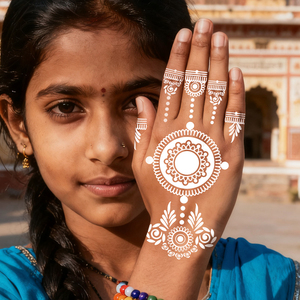 Tatuaggi Temporanei Personalizzati per Bambini, Motivi Natalizi e Festivi, Sicuri e Impermeabili, Stile Henna, Decorazioni per il Corpo - Product Image 3