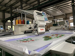 Máquina de bordado de una sola cabeza YunFu a la venta automática 500*1200mm gran área de bordado máquina de bordado de computadora comercial - Product Image 5