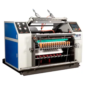 Máquina de corte térmico de rolo de papel, máquina de corte horizontal sem núcleo, máquina de corte térmico de papel