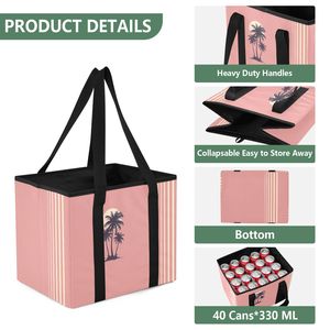 Wholesale Reusable Grocery <b>Bag</b> Large Shopping Storage Box <b>Foldable</b> Heavy-Duty Stand up Utility Tote Shopping <b>Bag</b> - Product Image 5