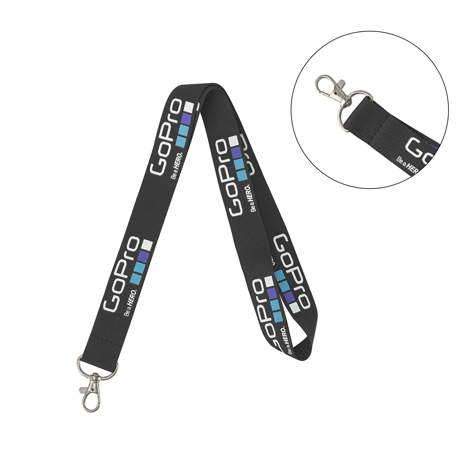 Midi Logo Customized Print Whistle Strap ID Card Holder Personalized KeyChain Sports Water Bottle Lanyard Ribbon