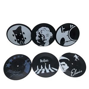customization abs record coaster cd vinyl record disk music