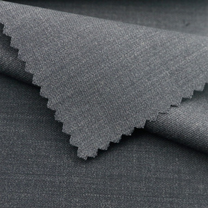 Tela Clásica Lisa de 30W 66P 4LY, Mezcla de Lana/Poliéster, Tela de Lana Merino Peinada para Trajes de Hombre, Tejido Twill - Product Image 3