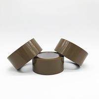 Ruban adhésif d'emballage simple face en BOPP acrylique haute résistance pour haute température, marron, 2.0MIL X 48MM X 55Yards, étanche pour scellage de cartons