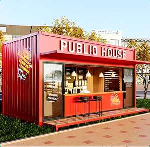 Soluciones globales para espacios de contenedores prefabricados comerciales Diversas <span class=keywords><strong>barber</strong></span>ías Vendedor Quioscos para sala de estar Dormitorio Hecho de acero - Product Image 5