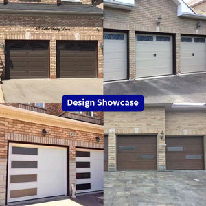 Panneau sandwich automatique en plexiglas trempé au design moderne Panneau <span class=keywords><strong>de</strong></span> <span class=keywords><strong>porte</strong></span> <span class=keywords><strong>de</strong></span> <span class=keywords><strong>garage</strong></span> sectionnel en mousse d'acier - Product Image 6