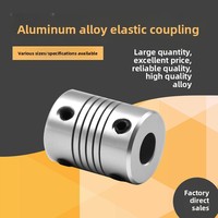 Kopling Encoder Paduan Aluminium CNC Buatan Pabrik di Cina, Fleksibel untuk Printer 3D DIY dan Motor Stepper