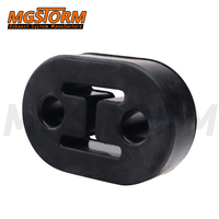 Support d'échappement en caoutchouc PU 74x48mm avec 2 trous