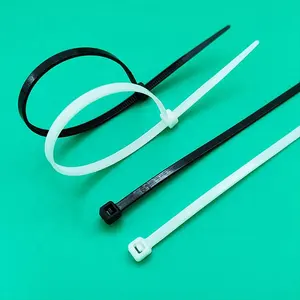 The Fine Quality Supplier 100Mm 150Mm 200Mm 300Mm Wire Tie Widely Used Pa66 Plastic Self-Locking Nylon Cable Tie